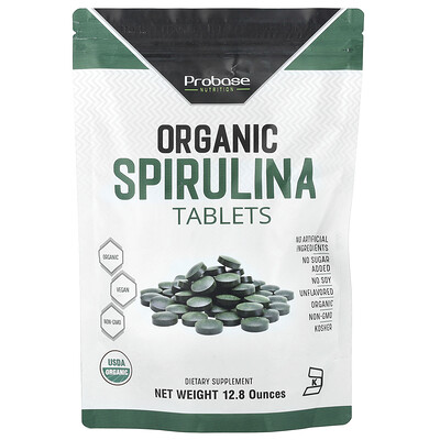 Product Image for Probase Nutrition, Organic Spirulina Tablets , 12.8 oz