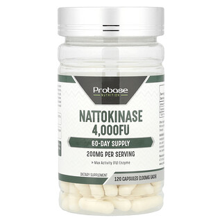 Probase Nutrition, Natoquinasa, 120 cápsulas (100 mg por cápsula)