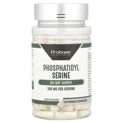 Product Image for Probase Nutrition, Phosphatidyl Serine, 120 Capsules (150 mg per Capsule)