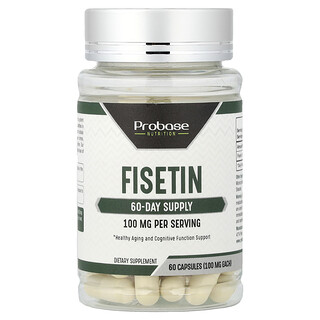 Probase Nutrition, Fisetin, 100 mg, 60 Kapseln
