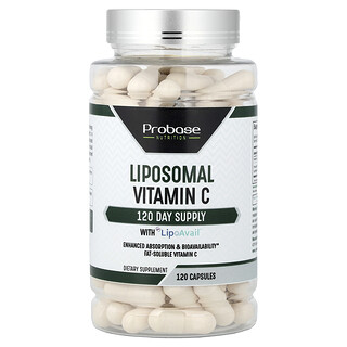 Probase Nutrition, Liposomal Vitamin C, 120 Capsules