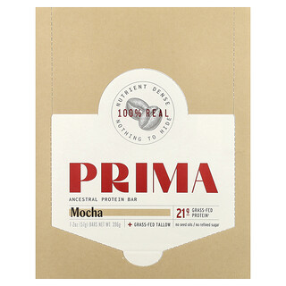 Prima, Ancestral Protein Bar, Mocha, 7 Bar, Her Biri 57 g (2 oz)