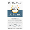 ProBioCare, Probióticos con prebióticos para hombres, 50.000 millones, 60 cápsulas vegetales