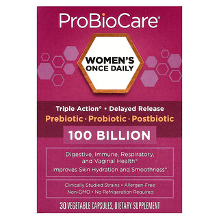 ProBioCare, Probiotic pentru femei, o dată pe zi, 100 de miliarde, 30 de capsule vegetale