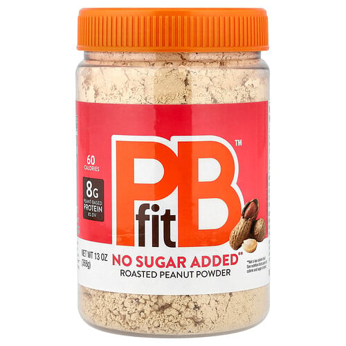 Pbfit Roasted Peanut Powder, No Sugar Added, 13 oz (368 g)
