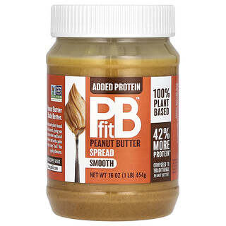 PBfit, Arašidové maslo, hladké, 454 g