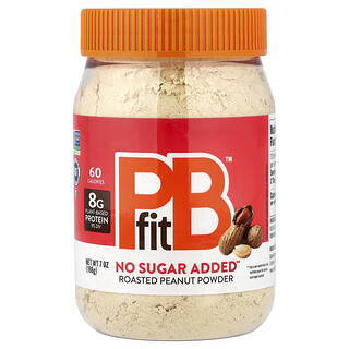 PBfit, Arachidi tostate in polvere, senza zuccheri aggiunti, 198 g