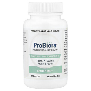 ProBiora, Dental Probiotics, Gentle Mint, 90 Tablets