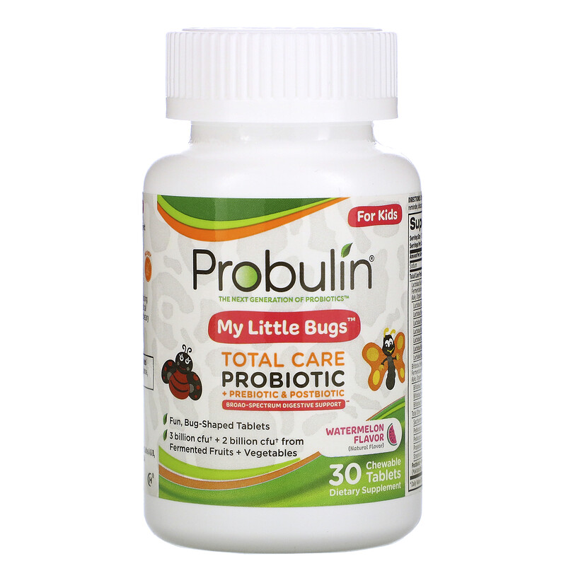 Probulin, For Kids, My Little Bugs, Total Care Probiotic + Prebiotic