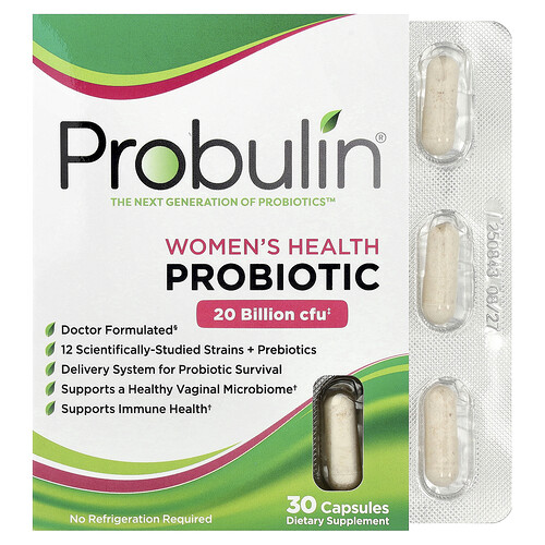 Probulin Women's Health Probiotic, 30 Capsules