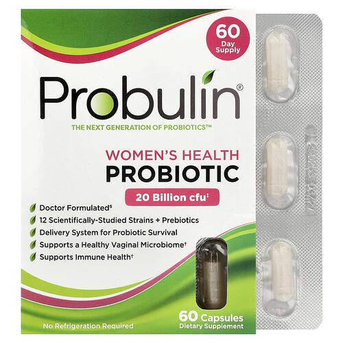 Probulin, Probiotikum für die Gesundheit der Frauen, 60 Kapseln