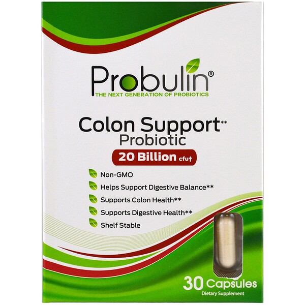 Apoyo para el Colon, Probióticos, 30 Cápsulas