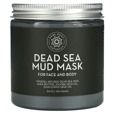 Pure Body Naturals Маска из грязи Мертвого моря, 250 г (8,8 унции)