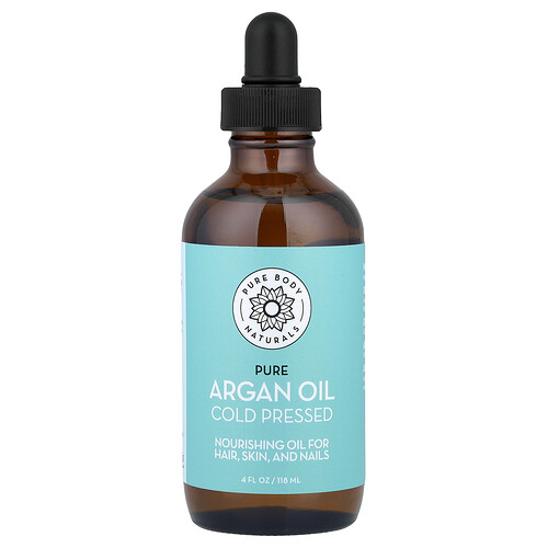 Pure Body Naturals, Pure Argan Oil, 4 fl oz (118 ml)