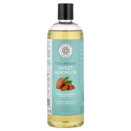 Pure Body Naturals, Sweet Almond Oil, Süßmandelöl, 473 ml (16 fl. oz.)