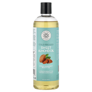 Pure Body Naturals, Huile d'amande douce, 473 ml