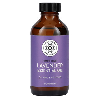 Pure Body Naturals, 100% Pure Essential Oil, Lavender, 4 fl oz (120 ml)