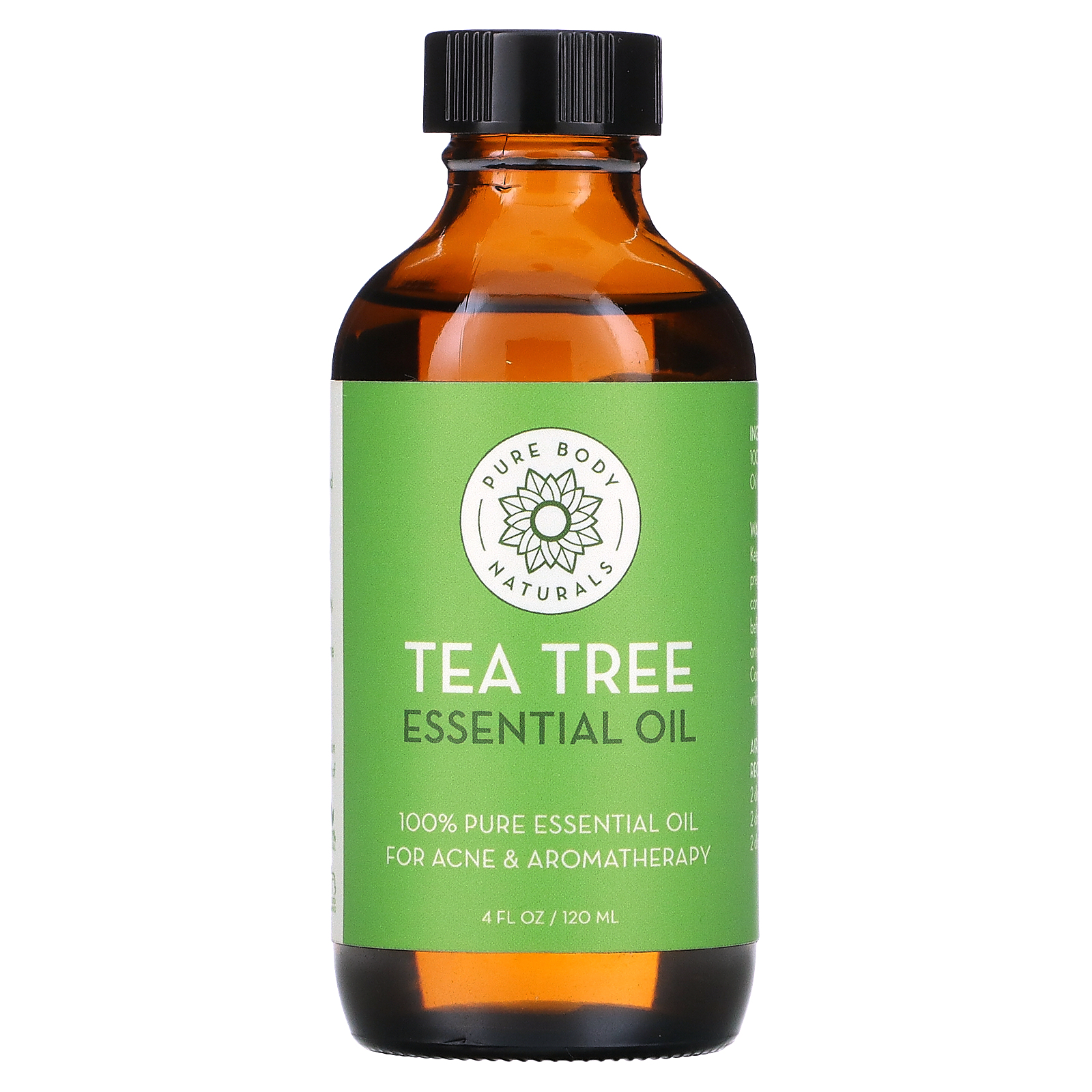 エッセンシャルオイル tt エッセンシャルオイル、ティーツリー、120ml（4液量オンス）
