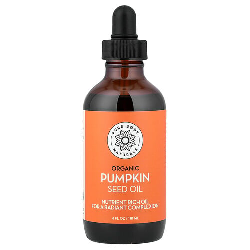 Pure Body Naturals Organic Pumpkin Seed Oil, 4 fl oz (118 ml)