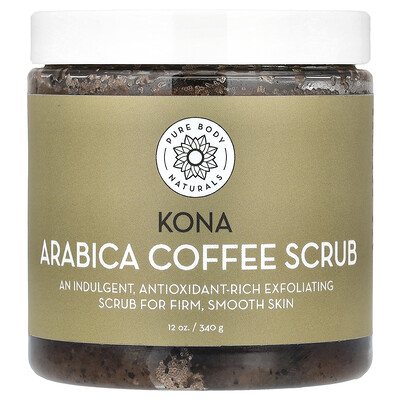 Product Image for Pure Body Naturals, Kona Arabica Coffee Scrub , 12 oz (340 g)