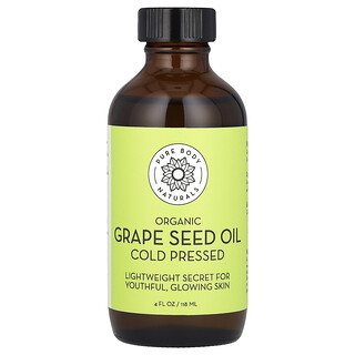 Pure Body Naturals, Органично масло от гроздови семки, 4 течни унции (118 ml)