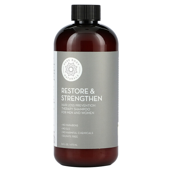 Pure Body Naturals‏, Restore and Strengthen Shampoo, 16 fl oz (473 ml)