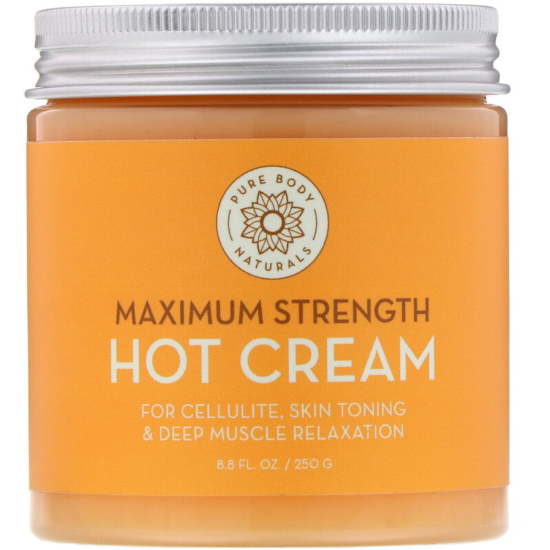 Pure Body Naturals, Maximum Strength Hot Cream, 8.8 fl oz (250 g) iHerb