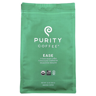 Purity Coffee, Ease, Molido, Tostado oscuro, 340 g (12 oz)