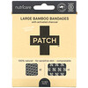 Patch, Large Bamboo Bandages with Activated Charcoal, Black, 10 Mix Pack