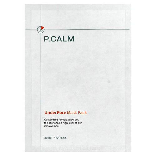 P.CALM, UnderPore Beauty Mask Pack, Beauty-Masken, 1 Tuchmaske, 30 ml (1,01 fl. oz.)