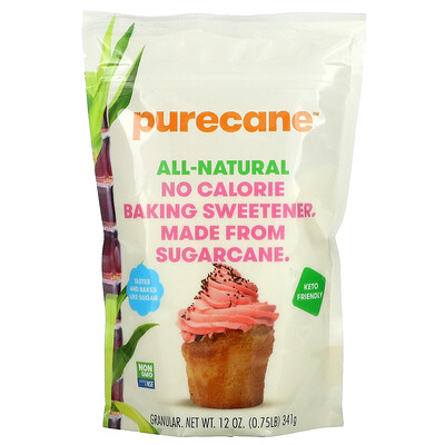 

Purecane, No Calorie Baking Sweetener, 12 oz (341 g)