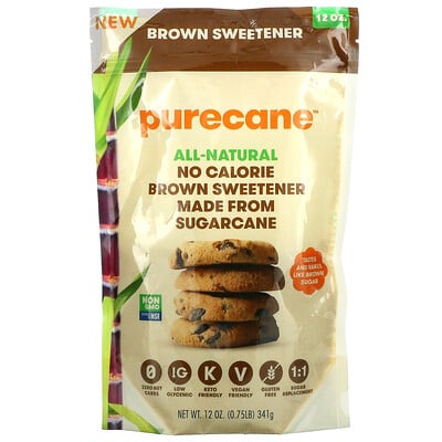 

Purecane No Calorie Brown Sweetener 12 oz (341 g)