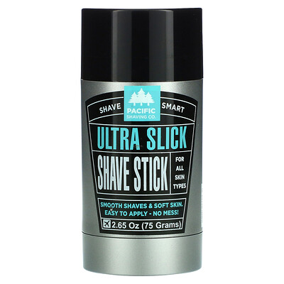 Pacific Shaving Company Палочка для бритья Ultra Slick, 75 г (2,65 унции)