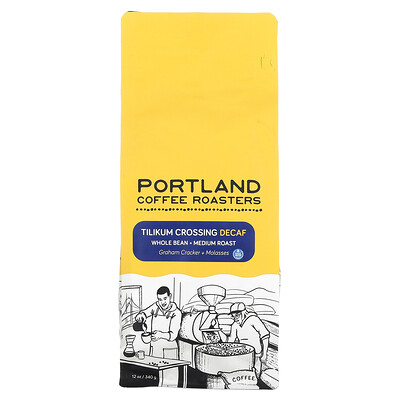 Купить Portland Coffee Roasters Tilikum Crossing Decaf, цельные бобы, средней обжарки, 340 г (12 унций)