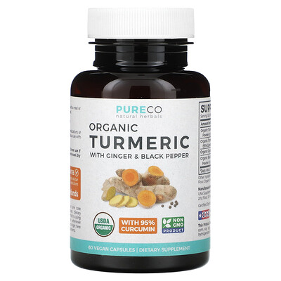 Pure Co. Organic Turmeric With Ginger & Black Pepper: A Comprehensive Overview