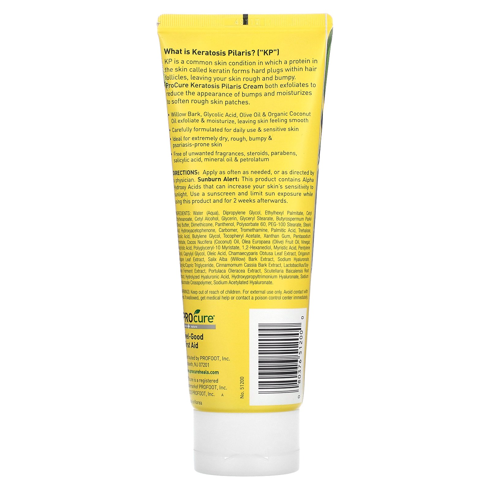 Procure Keratosis Pilaris Cream 6 Oz 170 G