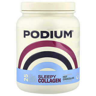 Podium Nutrition, Sleepy Collagen, Hot Chocolate, 1.39 lb (633 g)