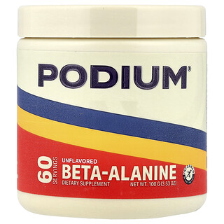 Podium Nutrition, Beta Alanine, Unflavored, 3.53 oz (100 g)