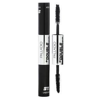 Palladio, Maskara Agen Ganda, Hitam pekat, Masing-masing 5,5 ml (0,19 ons cairan)