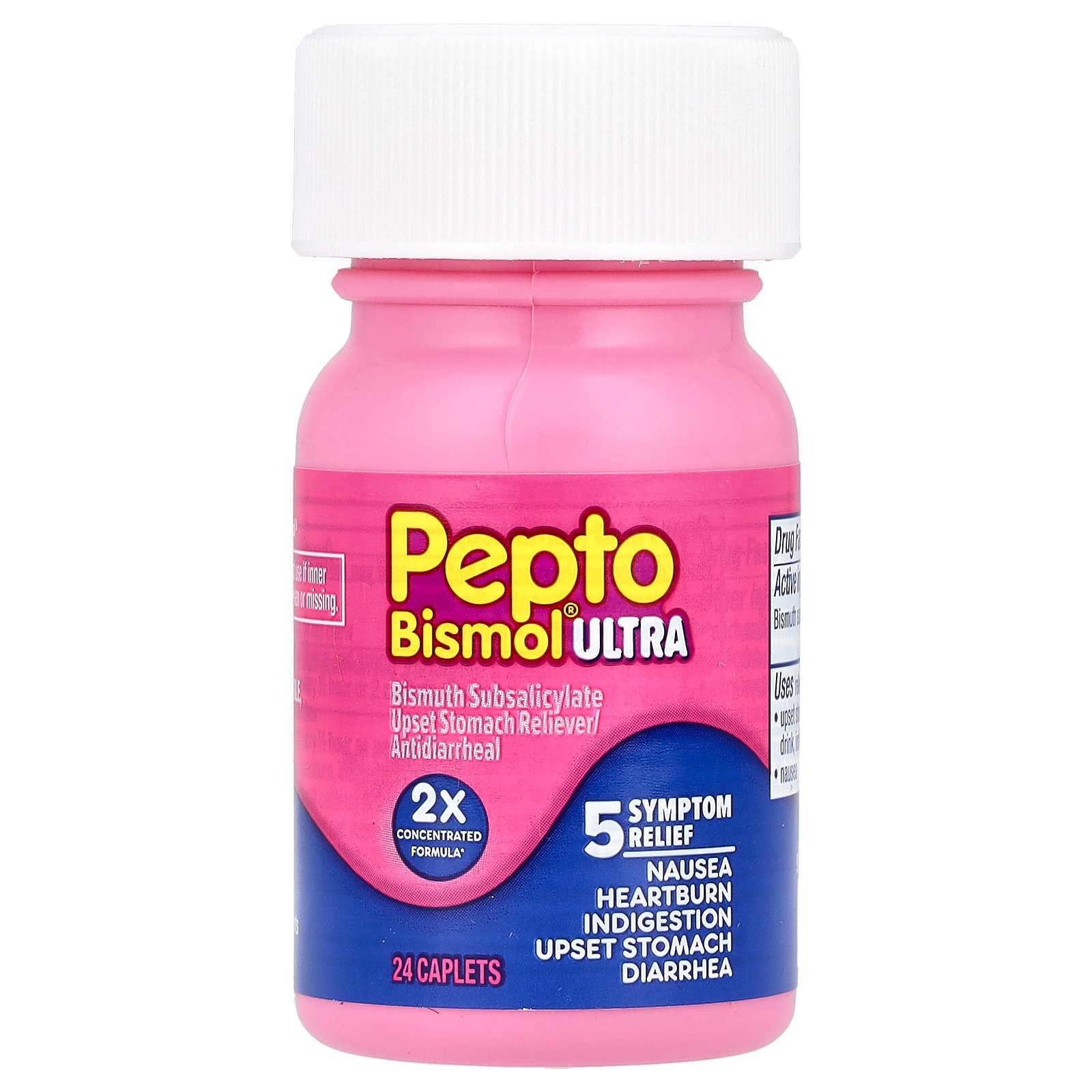 Pepto Bismol®（ペプト・ビスモル）ウルトラ、カプレット24粒