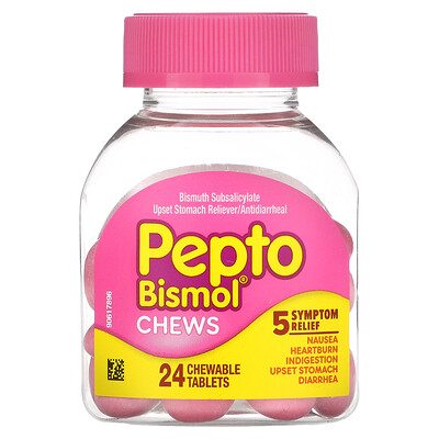 

Pepto Bismol Pepto Bismol Chews 24 Chewable Tablets