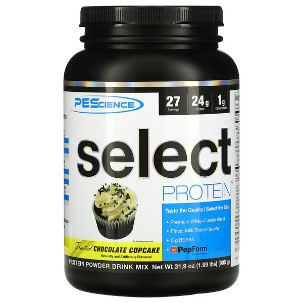 PEScience‏, Select Protein, בטעם קאפקייק שוקולד, 905 גרם (31.9 אונקיות)