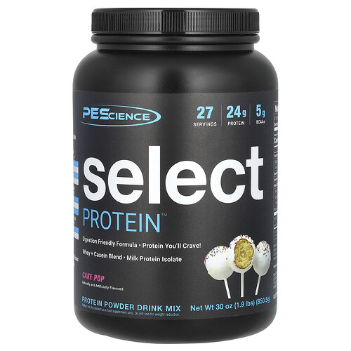 PEScience, Select Protein, Amazing Cake Pops, 850,5 g (1,9 lbs.)
