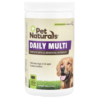 Pet Naturals, Daily Multi, для собак будь-якого віку, 150 жувальних таблеток, 525 г (18,52 унції)