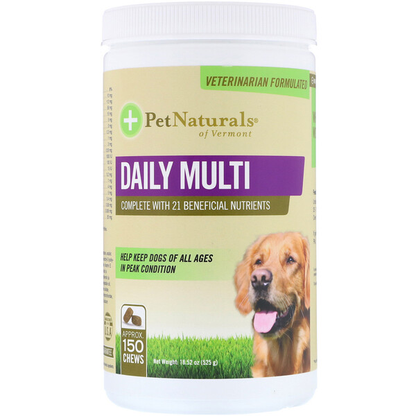 Pet Naturals of Vermont, Daily Multi, комплекс питательных веществ для собак, 525 г (18,52 унции)