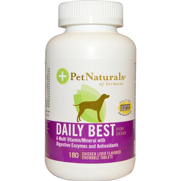 dogs liver naturals chewable vermont tablets pet iherb flavored chicken daily