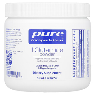Pure Encapsulations, L-Glutamina em Pó, 227 g (8 oz)