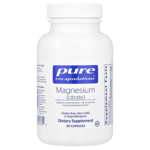 Pure Encapsulations, Magnesium (Citrate), 90 Capsules (150 mg per Capsule)