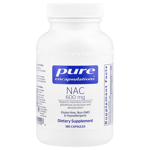 NAC 600 mg by Pure Encapsulations - 180 Capsules