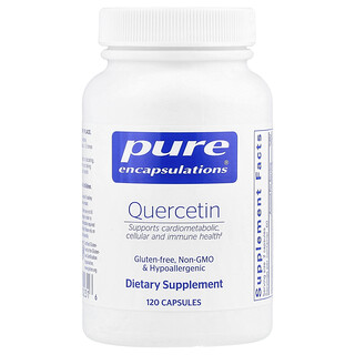 Pure Encapsulations, Quercetina, 120 Cápsulas (250 mg por Cápsula)